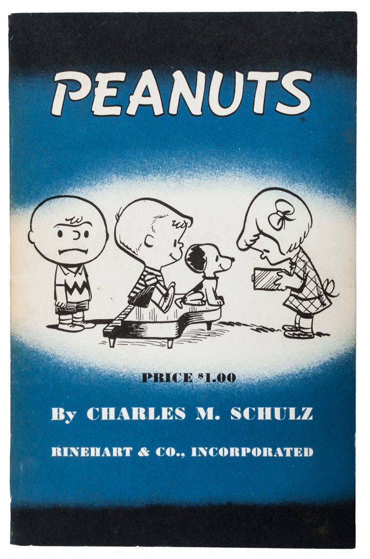 First edition of 1st Peanuts book: Title: Peanuts Author: Schulz, Charles M. Description: Illustrated throughout with comic strips. 20.2x13.5 cm. (8x5¼"), original pictorial wrappers. First Edition.First edition of the first Peanuts b