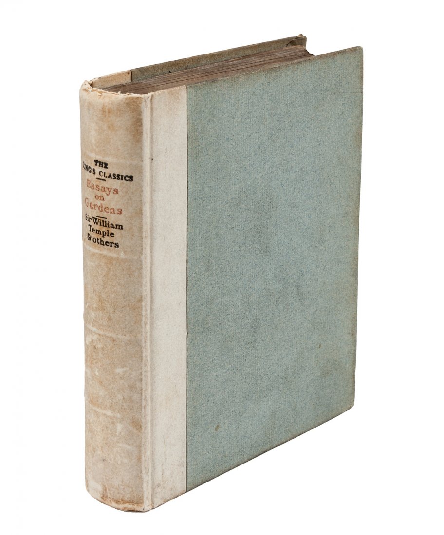 Sir William Temple Upon the Gardens of Epicurus: Title: Sir William Temple Upon the Gardens of Epicurus, with other XVIIth Century Garden Essays Author: Temple, William Description: Introduction by Albert Forbes Sieveking. lxxii, 272, + 16 ad pp. Si