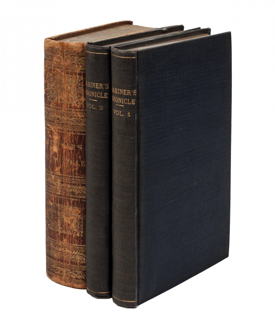 Classic collection of shipwreck narratives: Title: The Mariner's Chronicle: Containing Narratives of the Most Remarkable Disasters at Sea, Such as Shipwrecks, Storms, Fires and Famines... Author: Description: 504 pp. 25 woodcut illustrations on