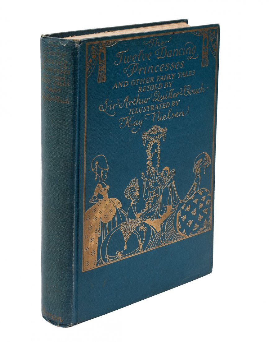 The Twelve Dancing Princesses Illustrated by Kay: Title: The Twelve Dancing Princesses and Other Fairy Tales Author: Quiller-Couch, Arthur Description: 244 pp. 16 tipped-in color plates by Nielsen. 9¼x6¼, original gilt-pictorial blue c