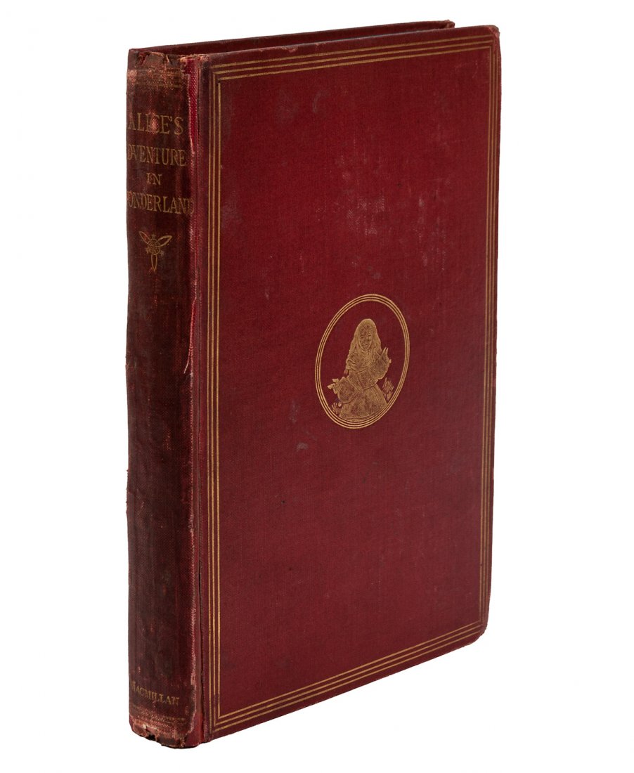 First Published Edition of Alice's Adventures in: Title: Alice's Adventures in Wonderland Author: Carroll, Lewis [Charles Lutwidge Dodgson] Description: [10], 192 pp. Frontispiece and wood-engraved illustrations after John Tenniel. (8vo) 7½x5,
