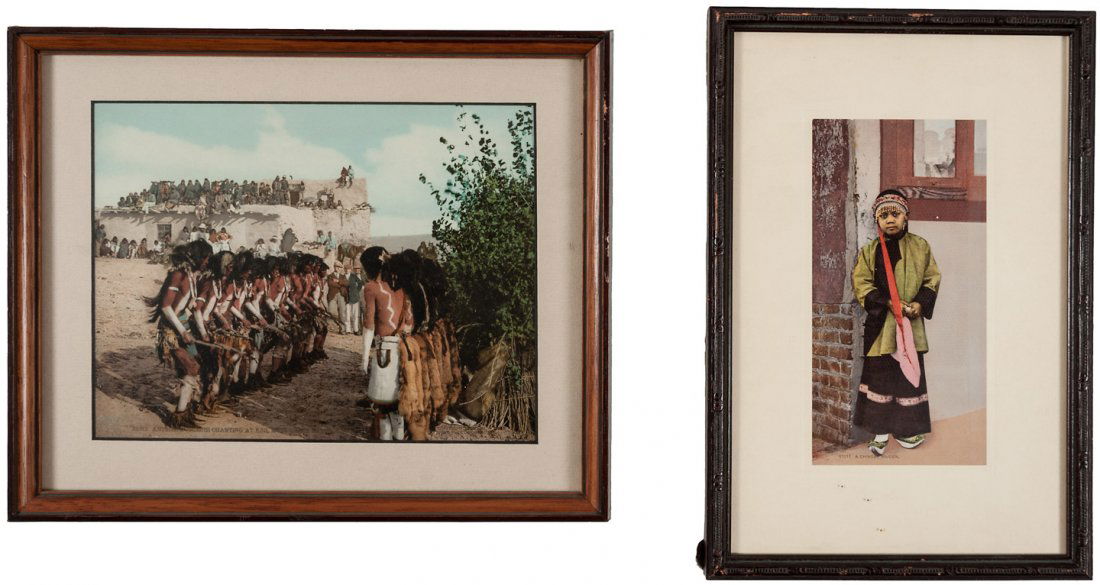 Two William Henry Jackson Photographs: Title: Two Chromo-Lithograph Process Photographs by William Henry Jackson Author: Jackson, William Henry, Photographer. Description: 2 Jackson Chromo-Lithograph Process framed photographs; one titled