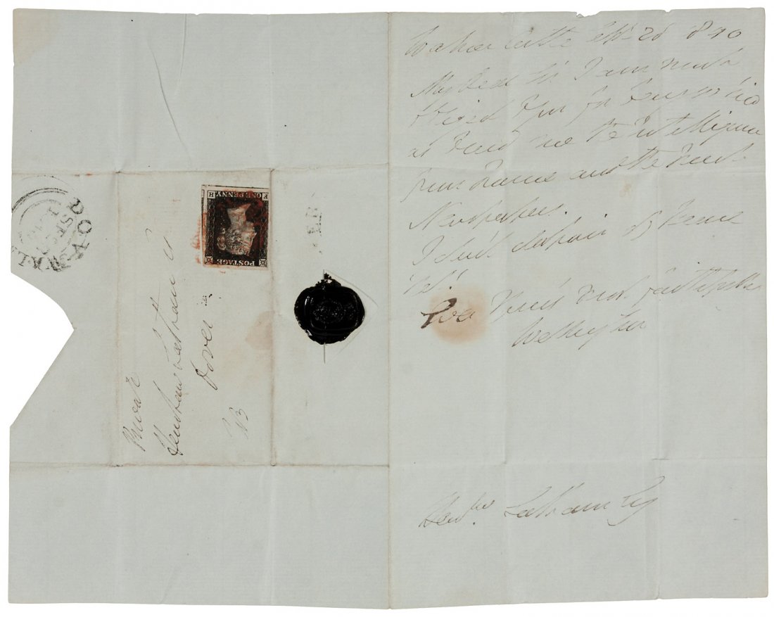 Autograph letter signed from the Duke of Wellington,: Heading: Author: Wellington, Arthur Wellesley, 1st Duke of Title: Autograph Letter Signed from the Duke of Wellington Description: Autograph letter, signed by Wellington. 1 pp. with address leaf with 