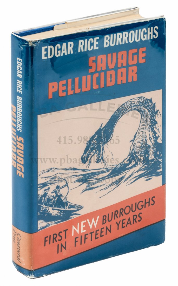 First of the Canaveral printings of Burroughs' stories: Heading: Author: Burroughs, Edgar Rice Title: Savage Pellucidar Place Published: New York Publisher:Canaveral Press Date Published: 1963 Description: Illustrations by J. Al