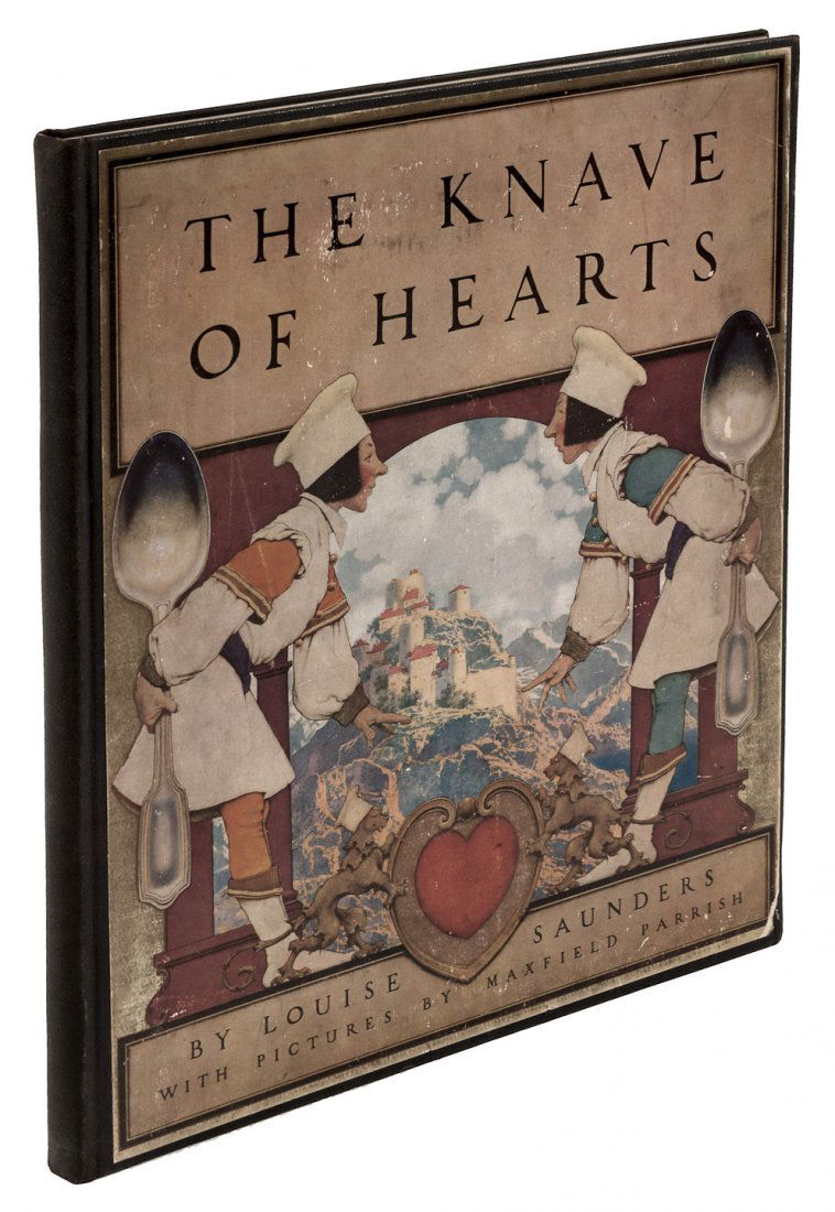 Maxfield Parrish illustrated Knave of Hearts: Heading: (Parrish, Maxfield) Author: Saunders, Louise Title: The Knave of Hearts Place Published: New York Publisher:Acribner's Date Published: 1925 Description: Illustrated
