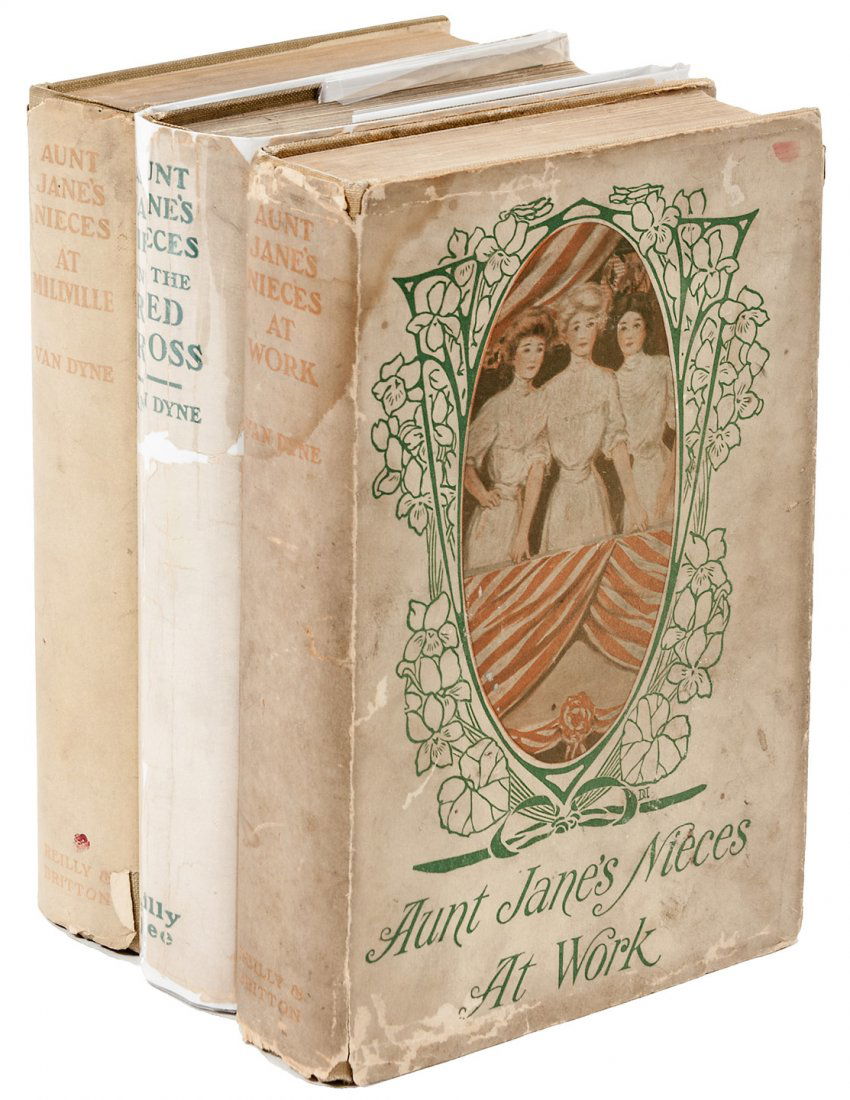 Aunt Jane's Nieces 3 volumes in dust jackets: Heading: Author: Baum, L. Frank] Van Dyne, Edith Title: Three titles from the Aunt Jane's Nieces series in the original dust jackets Place Published: Chicago Publisher:Reilly & Britton or Reilly & Le