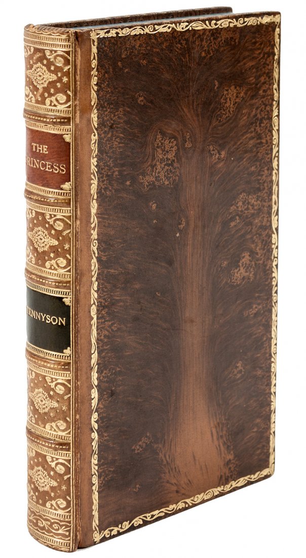 Finely bound by Bickers & Son 1883: Heading: (Fine Bindings) Author: Tennyson, Alfred Title: The Princess: A Medley Place Published: London Publisher:Kegan Paul, Trench & Co. Date Published: 1883 Description: