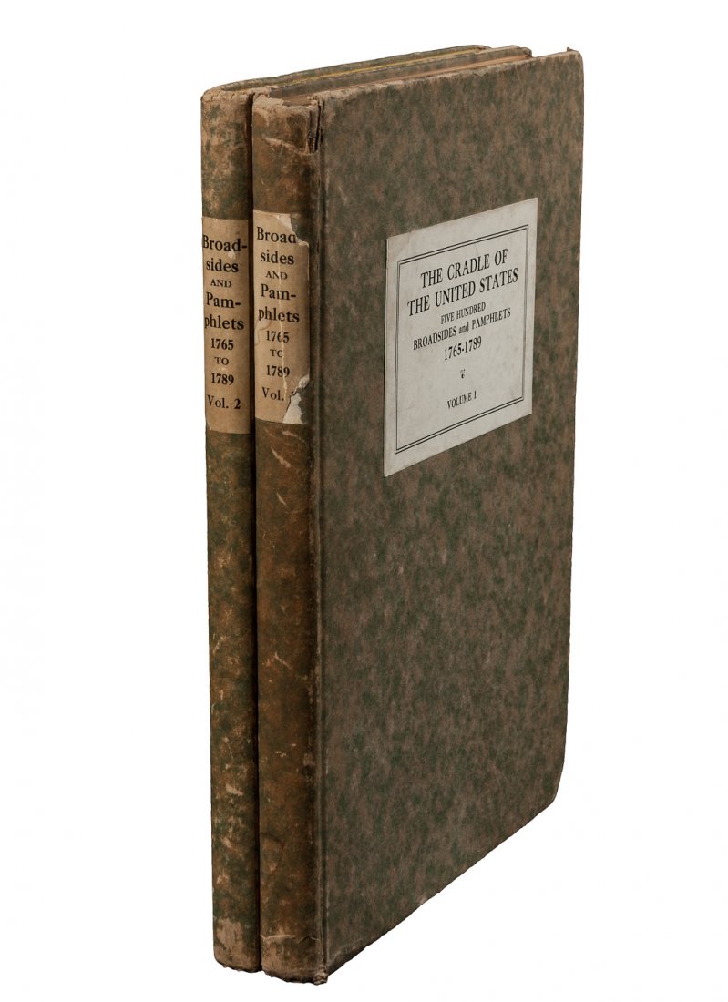 The Cradle of the United States, 1765-1789: Heading: Author: Heartman, Charles F. Title: The Cradle of the United States, 1765-1789 Place Published: Metuchen, New Jersey Publisher:By the Compiler Date Published: 1922-23 Descript