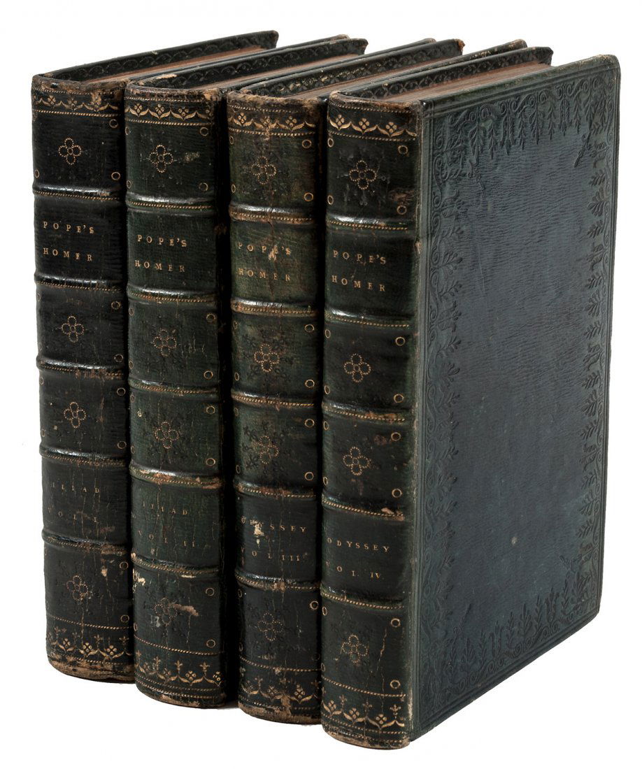 Homer's Iliad & Odyssey Translated by Alexander Pope: Heading: Author: Homer Title: The Iliad [&] The Odyssey Place Published: London Publisher:J. Johnson, et al Date Published: 1806 Description: Translated from the Greek by A
