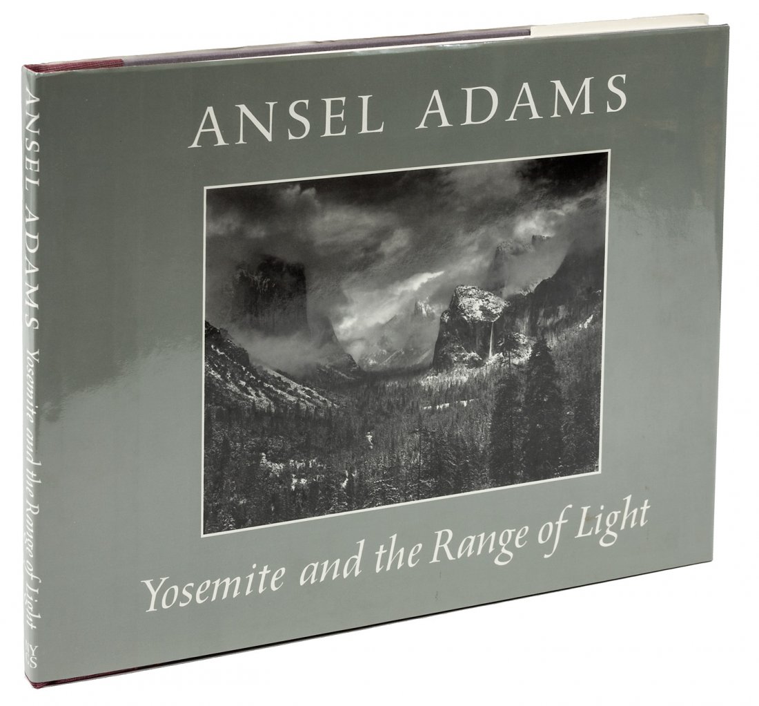 Ansel Adams-signed Yosemite photography book: Heading: Author: Adams, Ansel Title: Yosemite and the Range of Light, Signed Place Published: Boston Publisher:New York Graphic Society Date Published: [1981] Description: