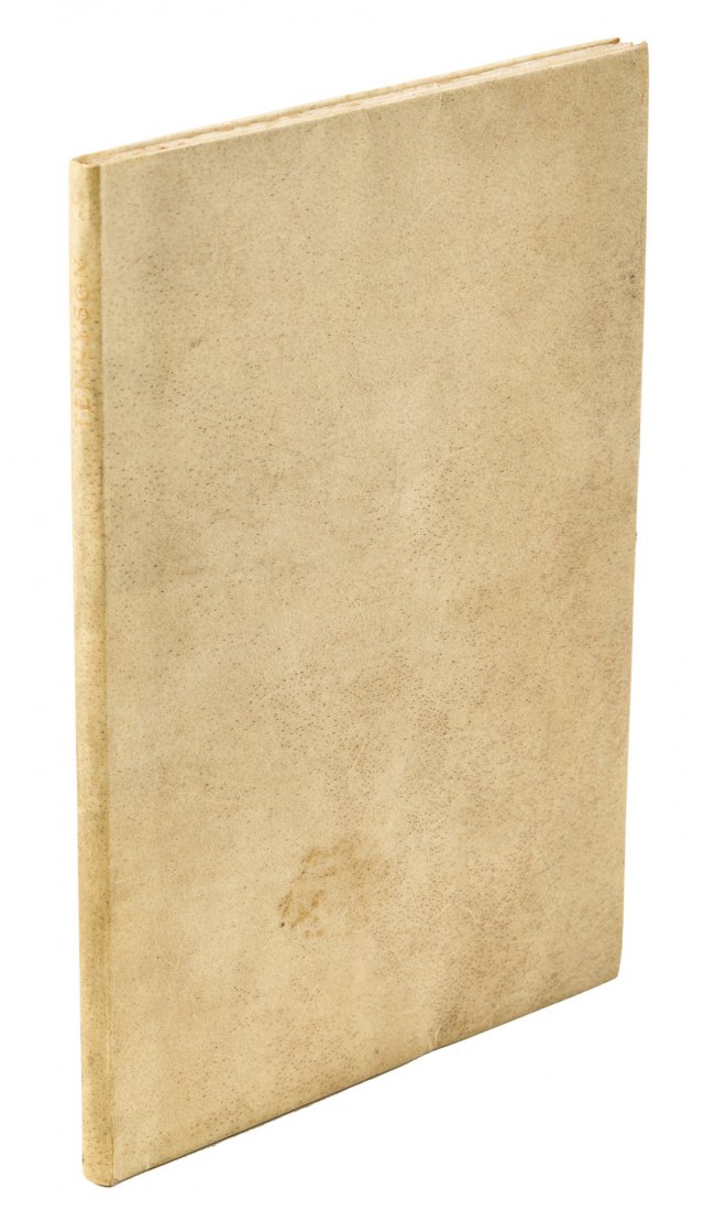 Doves Press edition of 7 Poems & 2 Translations: Heading: (Doves Press) Author: Tennyson, Alfred Lord Title: Seven Poems & Two Translations Place Published: Hammersmith Publisher:Doves Press Date Published: 1902 Description: