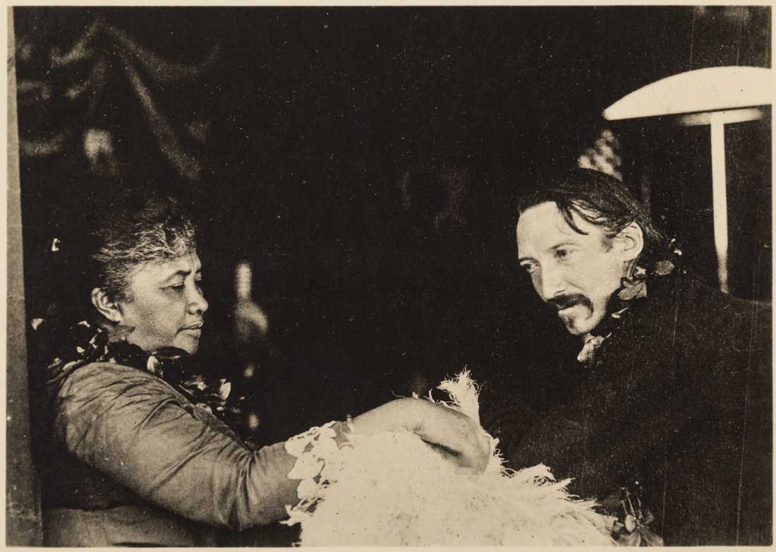 Stevenson Photos in Hawaii and Fiji: Heading: (Hawaii) Author: [Stevenson, Robert Louis] Title: Robert Louis Stevenson. 13 Photographs Taken in Hawaii and Samoa. Place Published: New York Publisher:Kenneth Alexander Date Published: