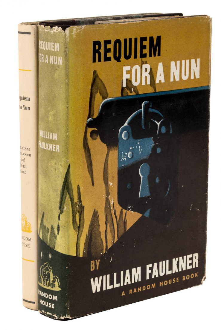 Requiem for a Nun, 1/750 copies signed by Wm Faulkner: Heading: Author: Faulkner, William Title: Requiem for a Nun Place Published: New York Publisher:Random House Date Published: [1951] Description: (8vo) half black cloth and