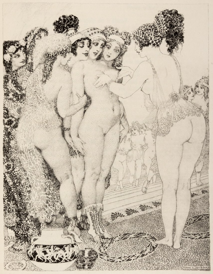 Signed by translator, 1 of 300 "Overseas" copies: Heading: (Fanfrolico Press) Author: Aristophanes Title: Lysistrata Place Published: London Publisher:Fanfrolico Press Date Published: [1926] Description: Illustrated by Norm
