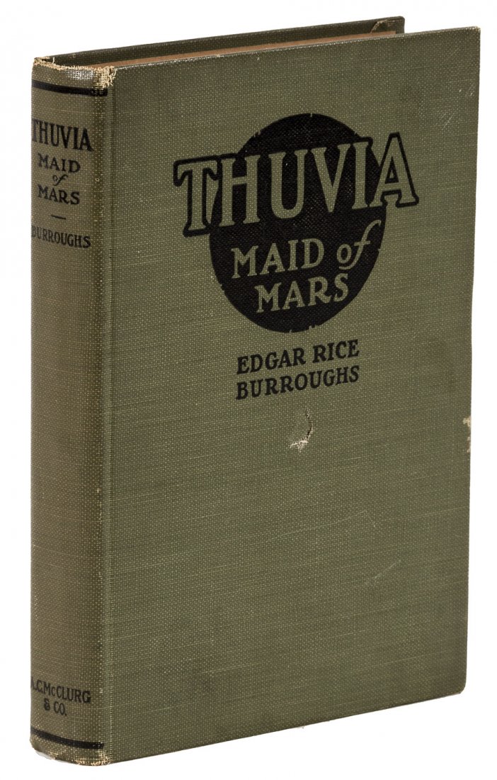 Thuvia Maid of Mars 1st McClurg Edition by Burroughs: Heading: Author: Burroughs, Edgar Rice Title: Thuvia Maid of Mars Place Published: Chicago Publisher:McClurg Date Published: 1920 Description: Illustrations by J. Allen St.