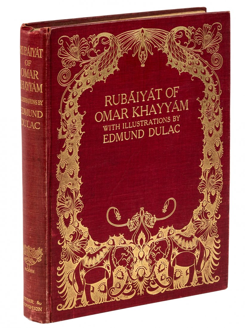 Rubaiyat of Omar Khayyam with illustrations by Edmund: Heading: (Dulac, Edmund) Author: Omar Khayyám Title: Rubáiyát of Omar Khayyám Place Published: London Publisher:Hodder and Stoughton Date Published: [1909] Description: Rend