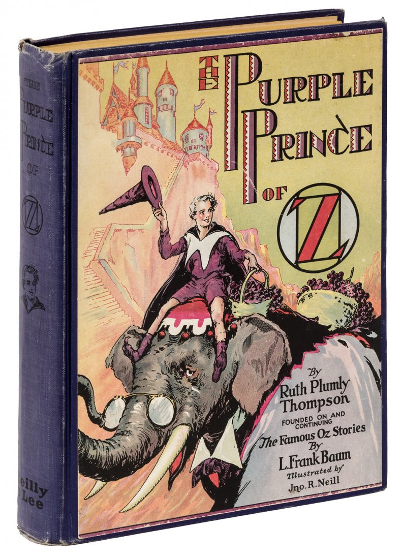 Purple Prince of Oz First Edition 1st Binding: Heading: (Oz) Author: Thompson, Ruth Plumly Title: The Purple Prince of Oz Place Published: Chicago Publisher:Reilly & Lee Date Published: [1932] Description: 281 pp. Illust
