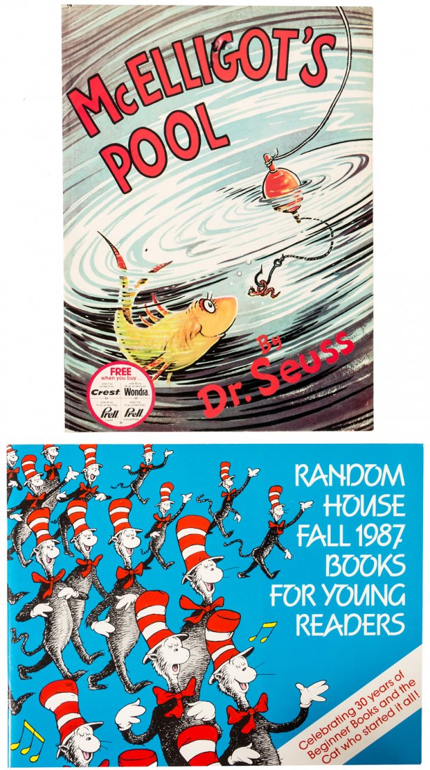 3 items from Dr. Seuss, including a cartoon signed by: Heading: Author: Seuss, Dr. Title: Three items from Dr. Seuss, including one signed Ted Geisel Place Published: Publisher: Date Published: Various dates Description: Inclu