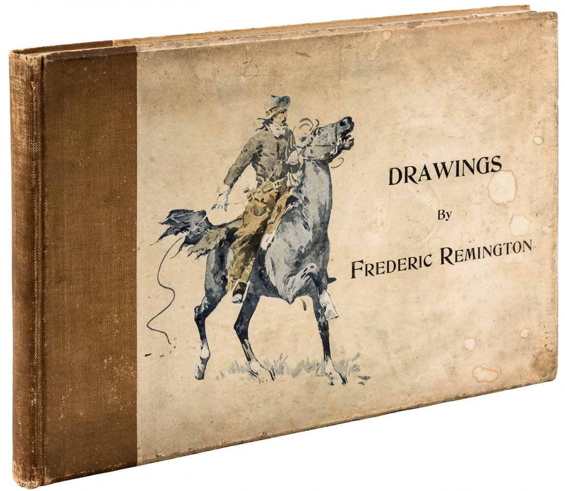 Drawings by Frederic Remington 1st edition: Heading: Author: Remington, Frederic Title: Drawings Place Published: New York Publisher:R.H. Russell Date Published: 1897 Description: _x000D_ Plates from drawings by Frede