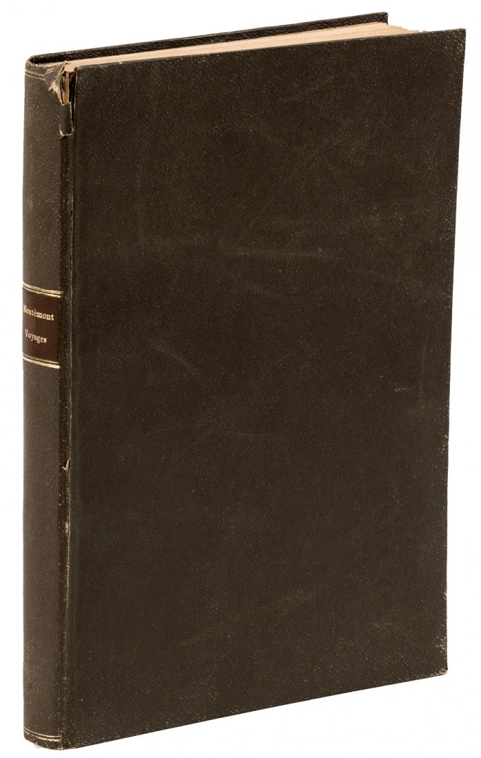 Collection of Voyages to America in French: Heading: Author: Albert-Montemont, M. Title: Voyage en Amérique par Christophe Colomb - Fernand Cortez - Pizarre - Cabral - Humboldt - Basil-Hall - Mistress Trolope - Ross - Parry - Franklin - Bulloc