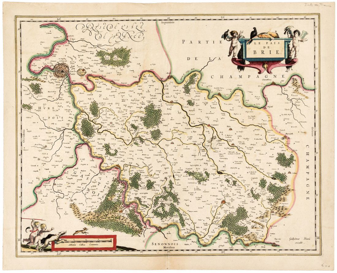 Brie region of France 1640 Jan 16, 2014 PBA Galleries in CA