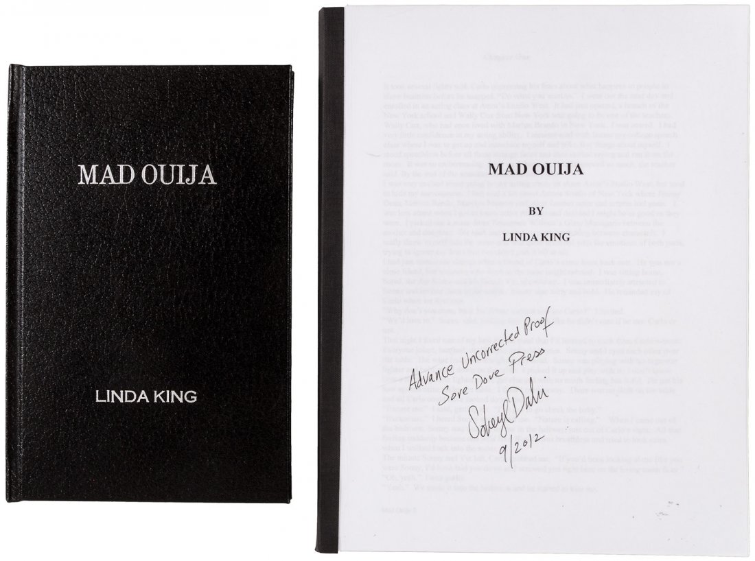 Mad Ouija signed, limited with orig. art by Linda King: Heading: Author: King, Linda Title: Mad Ouija Place Published: San Francisco Publisher:Sore Dove Press Date Published: 2012 Description: _x000D_ Black cloth. Sore Dove Chapb