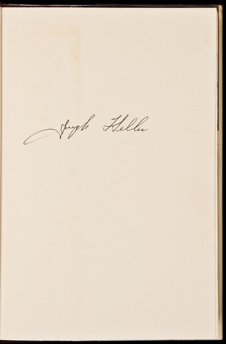 We Bombed in New Haven signed by Joseph Heller: Heading: Author: Heller, Joseph Title: We Bombed in New Haven Place Published: New York Publisher:Knopf Date Published: 1968 Description: Cloth, dust jacket. First Edition.Signed b