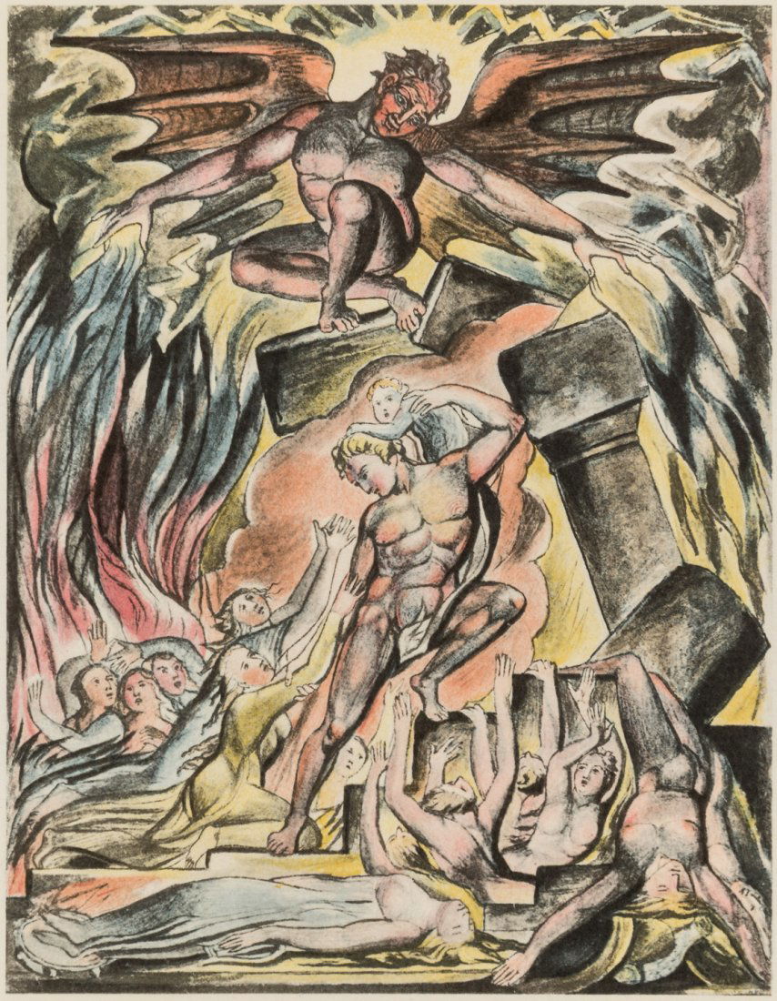 William Blake's Illustrations for the Book of Job: Heading: Author: Blake, William Title: Illustrations for the Book of Job Place Published: New York Publisher:Pierpont Morgan Library Date Published: 1935 Description: _x000D_