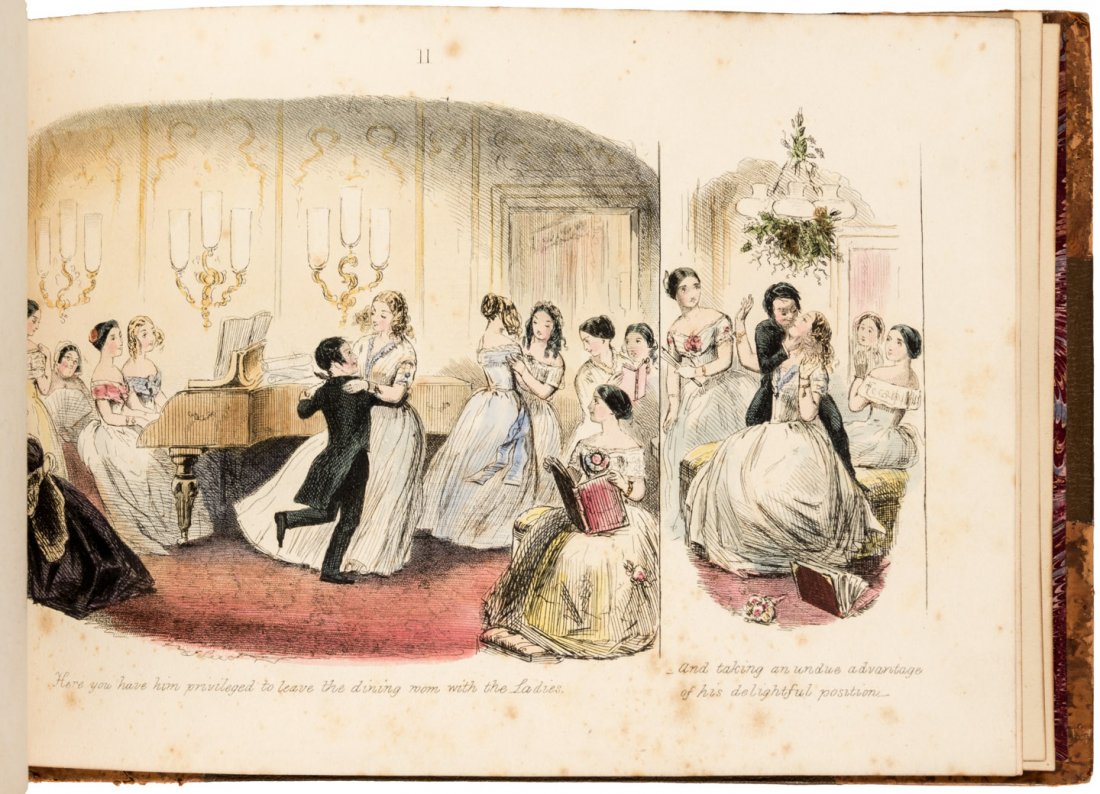 John Leech "Young Troublesome" inscribed: Heading: Author: [Leech, John] Title: "Young Troublesome" or Master Jacky's Holidays Place Published: London Publisher:Bradbury & Evans Date Published: [c.1850] Description: