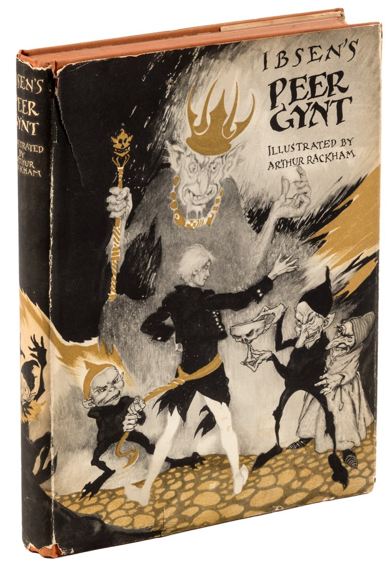 Ibsen's Peer Gynt with Rackham Illustrations: Heading: (Rackham, Arthur) Author: Ibsen, Henrik Title: Peer Gynt Place Published: Philadelphia Publisher:Lippincott Date Published: [1936] Description: 255, [3] pp. Illustr