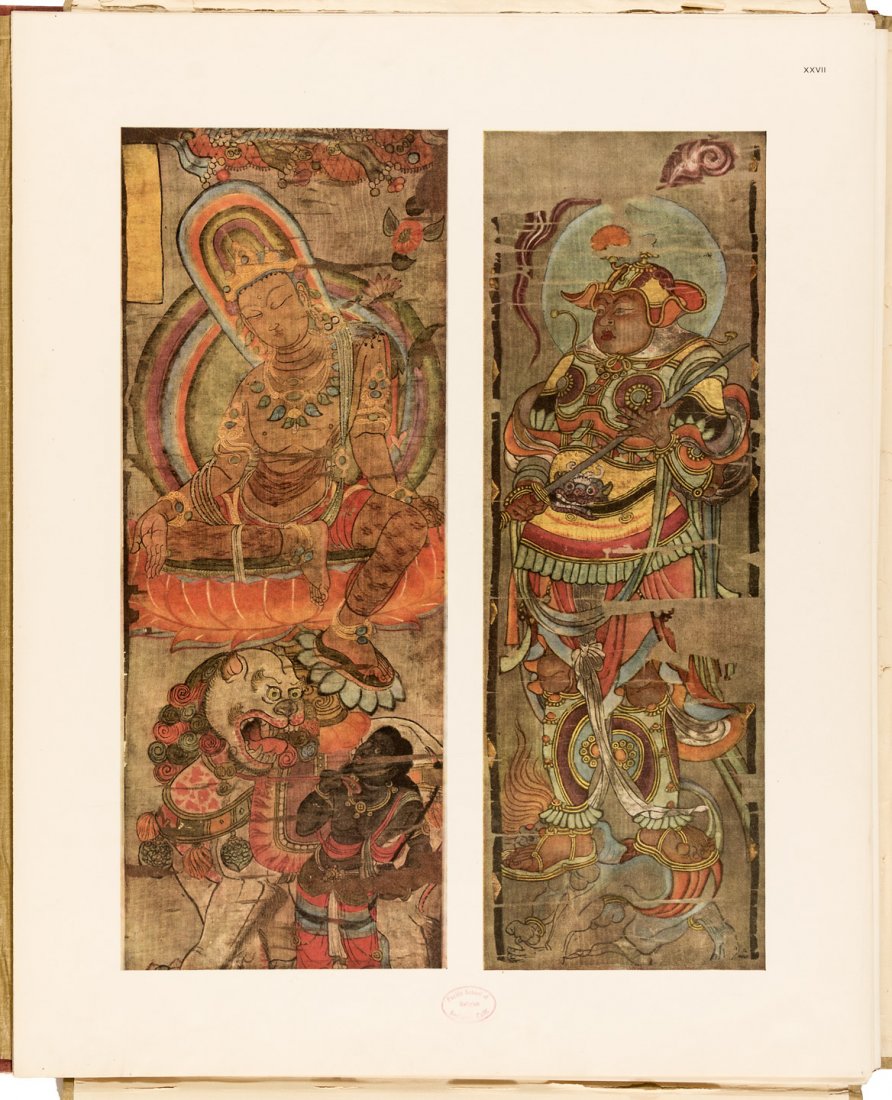 Ancient Buddhist Paintings: Heading: Author: Stein, Aurel Title: The Thousand Buddhas: Ancient Buddhist Paintings from the Cave-Temples of Tun-Huang Place Published: London Publisher:Bernard Quaritch Date Published: 19
