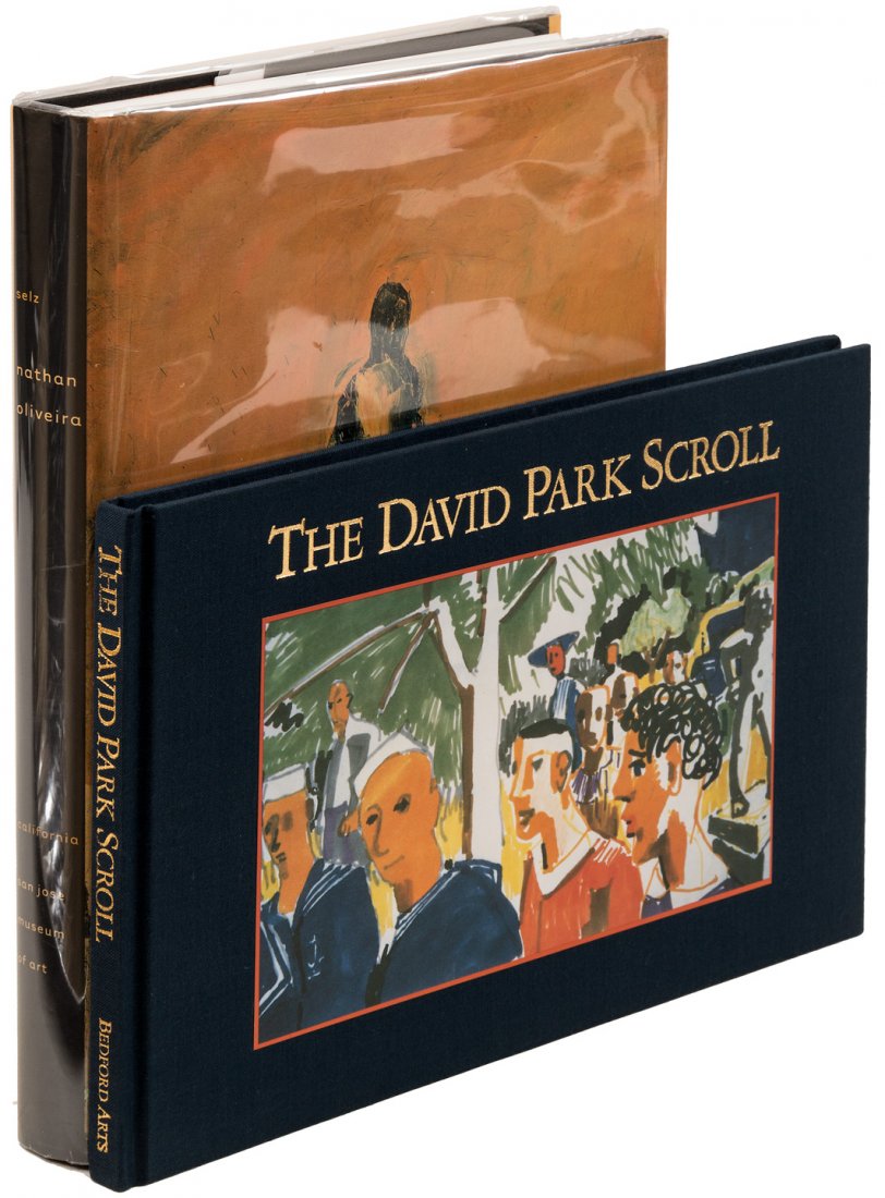 2 volumes on art, 1 signed y Nathan Oliveira: Heading: Author: Selz, Peter Title: Nathan Oliveira Place Published: Publisher:San Jose Museum of Art Date Published: [2002] Description: With an introduction by Susan Lan
