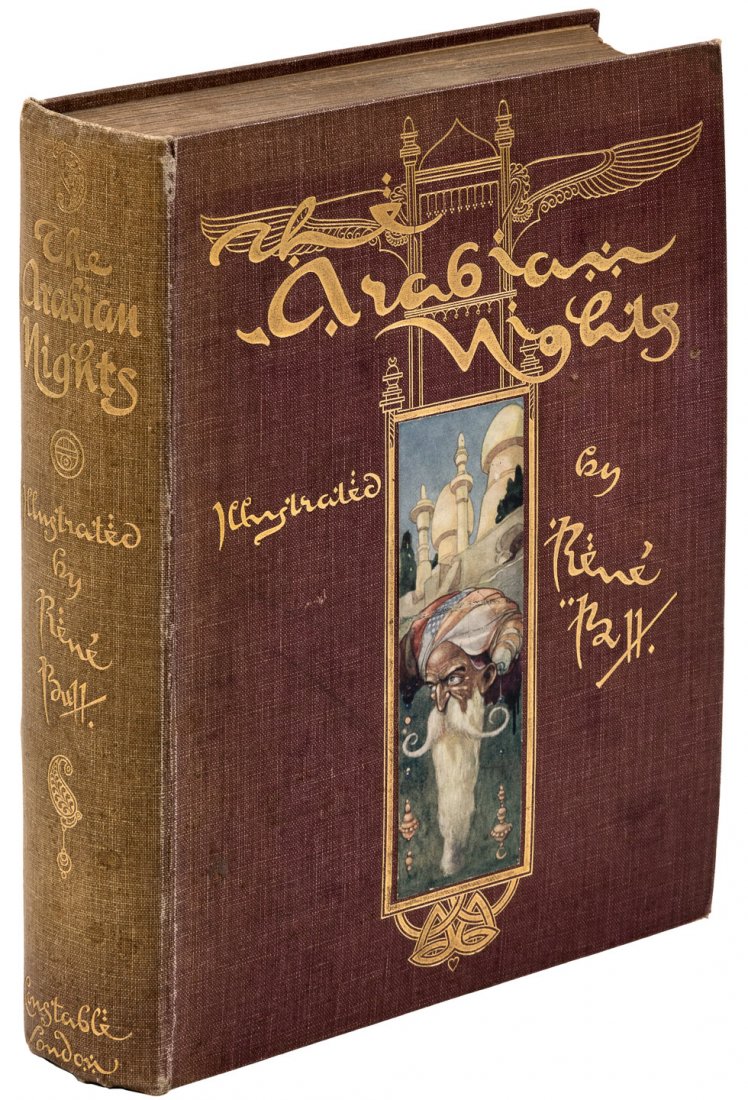 Arabian Nights with illustrations by Rene Bull: Heading: (Bull, Rene) Author: Title: The Arabian Nights Place Published: London Publisher:Constable Date Published: 1912 Description: xii, 299, [1] pp. 20 mounted color pla