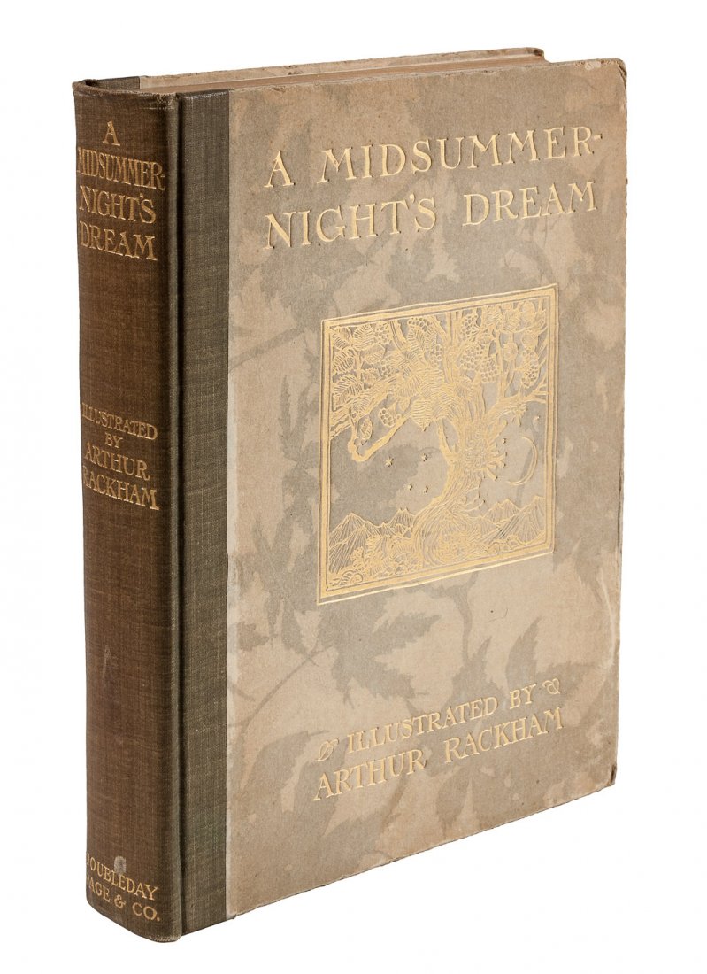 A Midsummer-Night's Dream Rackham Illustations: Heading: (Rackham, Arthur) Author: Shakespeare, William Title: A Midsummer-Night's Dream Place Published: New York & London Publisher:Doubleday, Page & Company & William Heinemann Date Published: