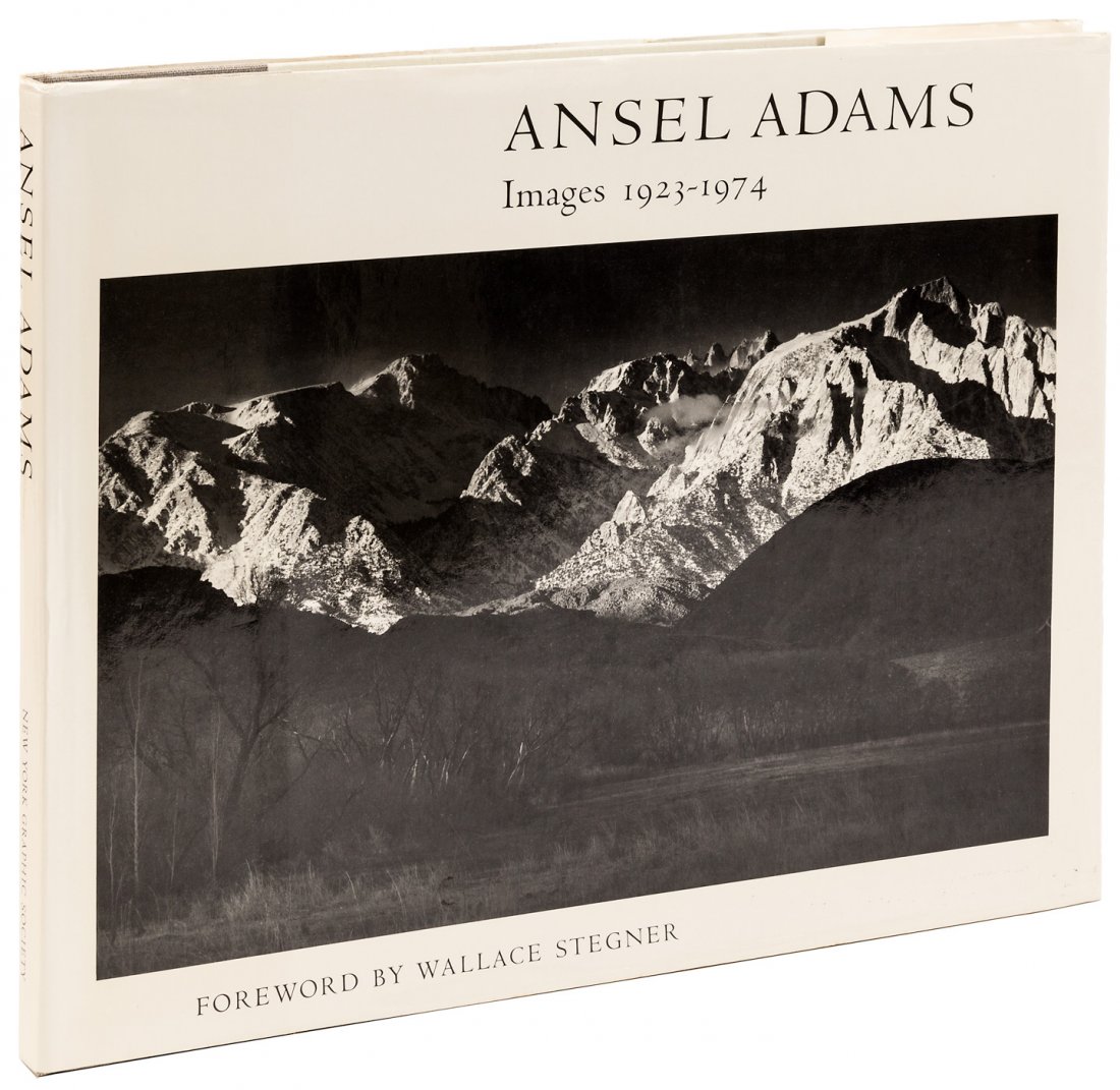 Ansel Adams Images 1923-1974 inscribed: Heading: Author: Adams, Ansel Title: Images, 1923-1974 Place Published: Boston Publisher:New York Graphic Society Date Published: [1981] Description: Foreword by Wallace St