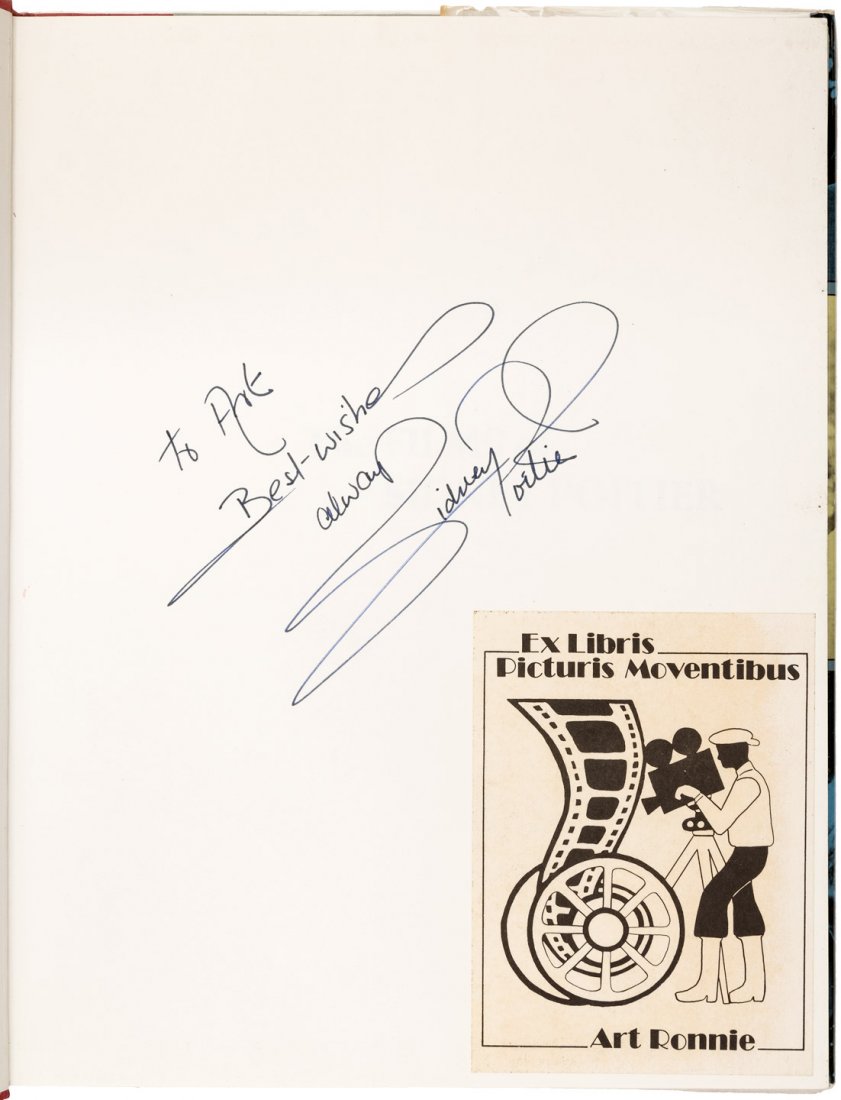 Signed by Sidney Poitier and 60+ of his Co-stars: Heading: (Poitier, Sidney) Author: Marill, Alvin H. Title: The Films of Sydney Poitier - Signed by Poitier and more than 60 of his co-stars, directors, etc. Place Published: Secaucus, NJ Publisher:Cit