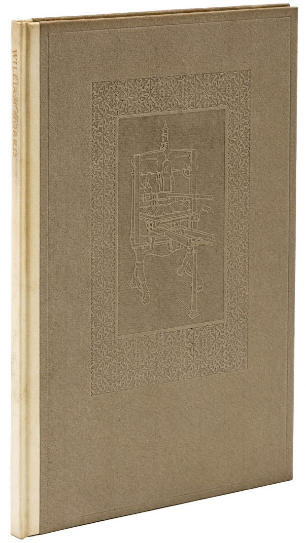 William Morris on the Ornamented Manuscript: Heading: (Press of the Woolly Whale) Author: Morris, William Title: Some Thoughts on the Ornamented MSS. of the Middle Ages Place Published: New York Publisher:Press of the Woolly Whale Date Publ