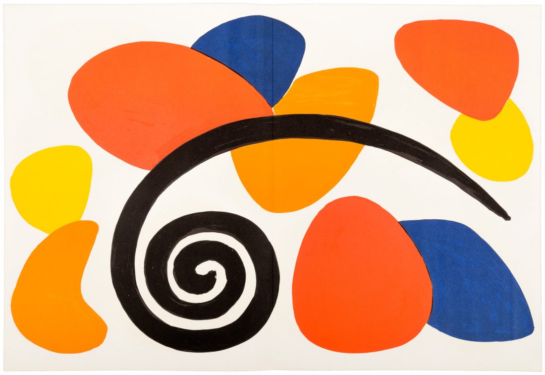 Derriere le Miroir: Calder 1968 with 6 color: Heading: (Calder, Alexander) Author: Carandente, Giovanni and Jacques Dupin Title: Derriere le Miroir: Calder Place Published: [Paris] Publisher:Aimé Maeght Date Published: 1968 Descrip