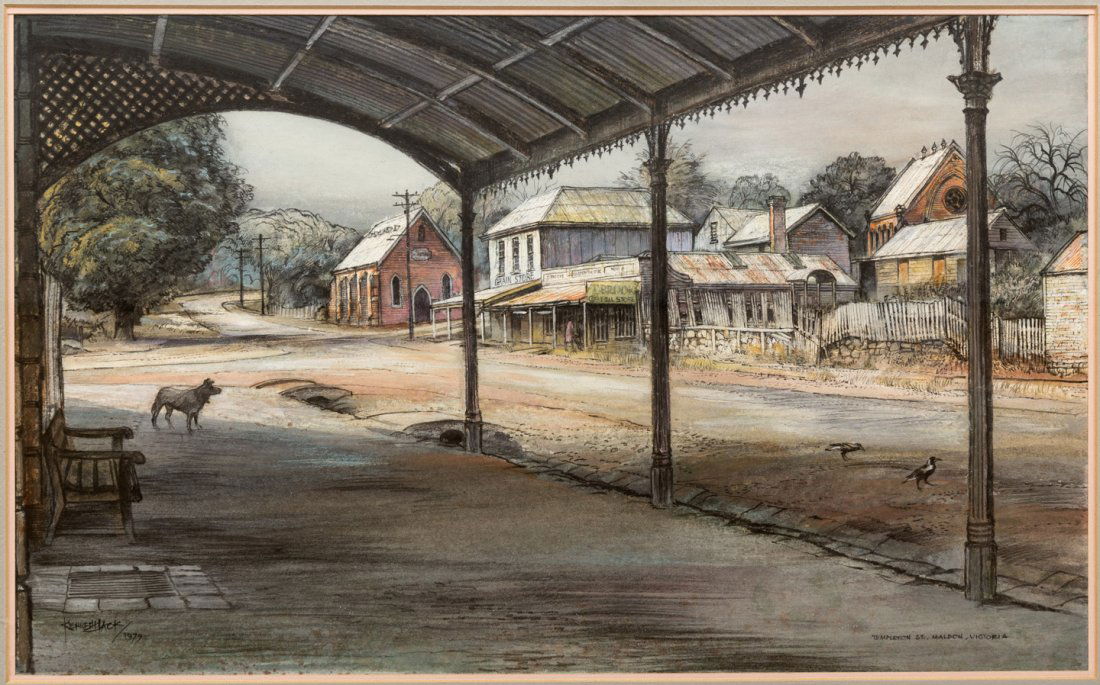 Original painting by Aussie artist Jack, signed