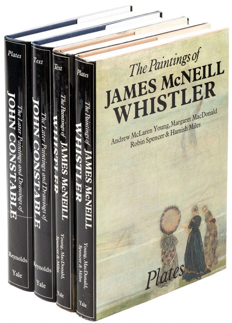 2 art references on James McNeill Whistler & John: Heading: (Whistler, James McNeill) Author: Title: Two works on artists James McNeill Whistler and John Constable Place Published: New Haven and London Publisher:Yale University Press Date Publis