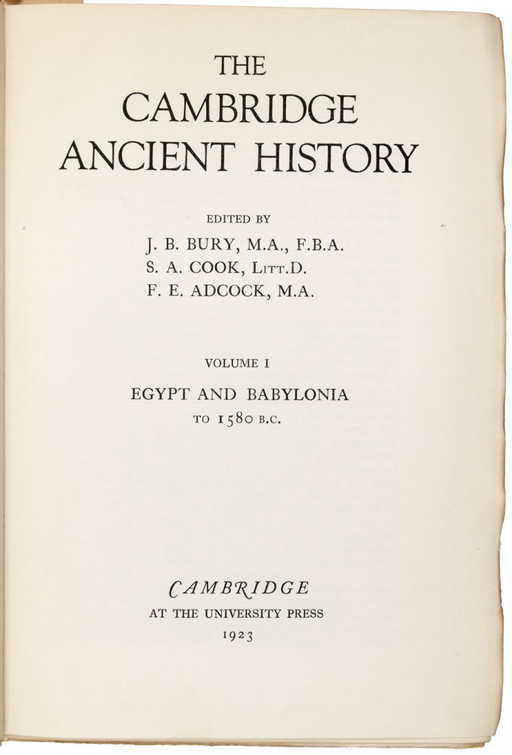 16 volumes Cambridge Ancient History 1923-1960 - 27950075 1 X 16 volumes Cambridge Ancient History 1923-1960 - 27950075 1 X