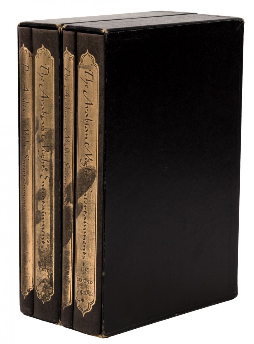 Arabian Nights Enbtertainments LEC 1/1500: Heading: (Limited Editions Club) Author: Burton, [Captain Sir. R.F.] (trans.) Title: The Arabian Nights Entertainments containing Sixty-five Stories told by Shahrazade.... Place Published: Ipswich, En