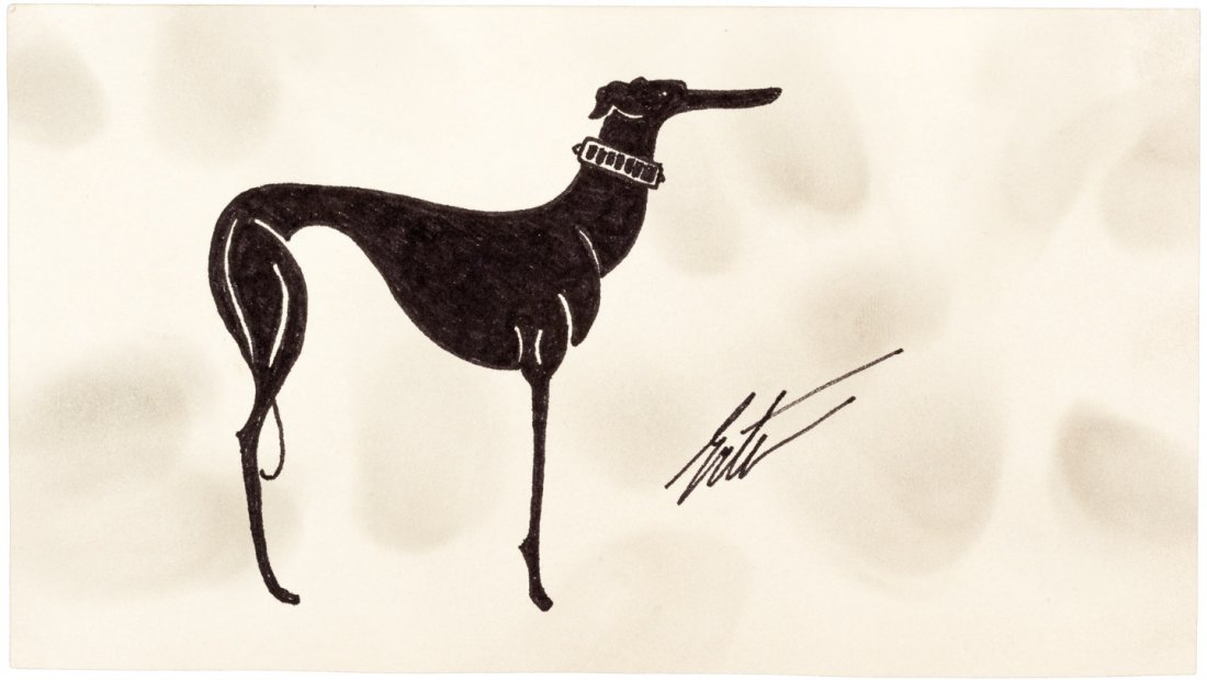 2 original drawings by Erté: Heading: Author: Erté (1892-1990) Title: Two original drawings signed by Erté Place Published: Publisher: Date Published: No date Description: Two original ink drawings, s