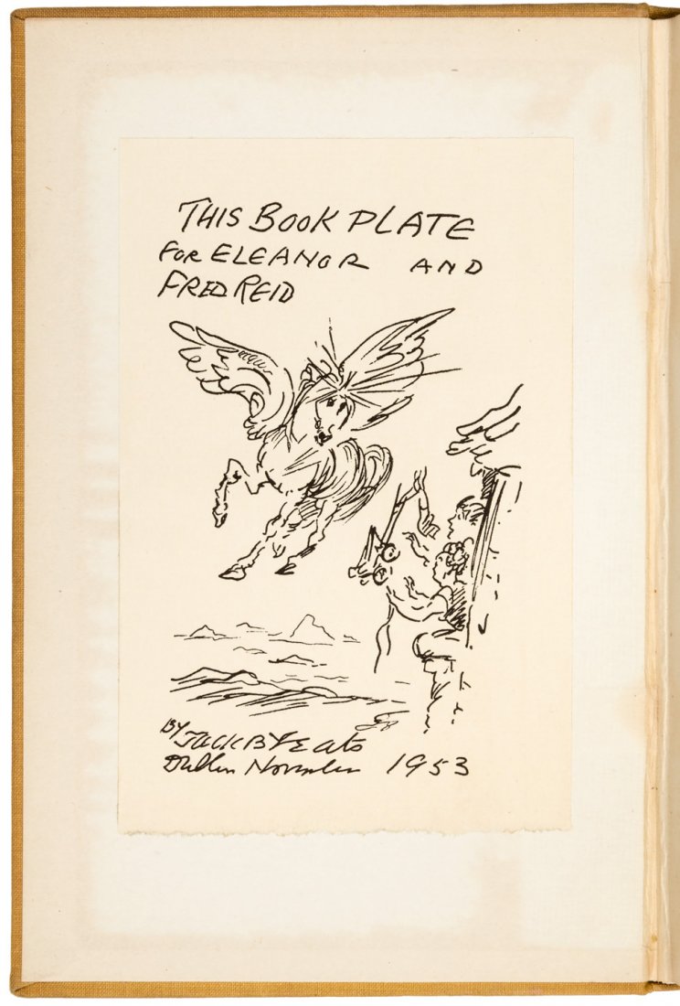 Jack B Yeats Poems signed: Heading: Author: Yeats, Jack B. Title: Sailing Sailing Swiftly Place Published: London Publisher:Putnam Date Published: [1933] Description: Tan cloth. First Edition.
