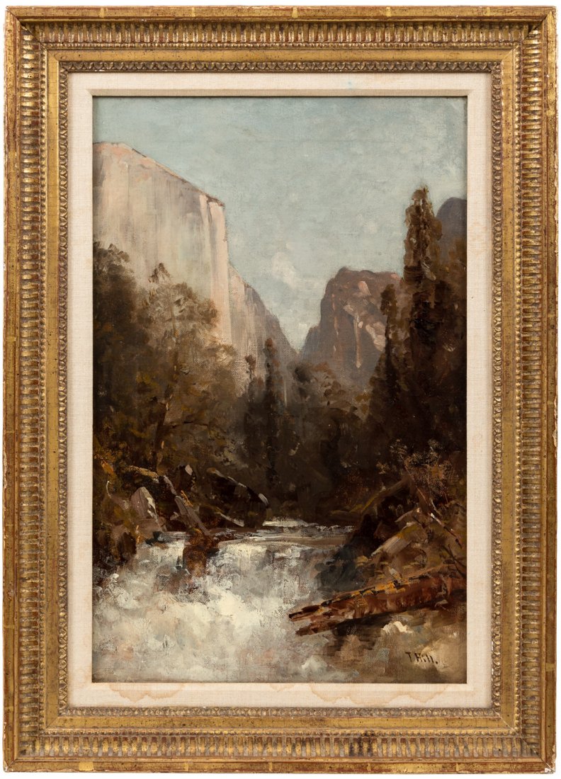 Thomas Hill painting of Merced River, Yosemite