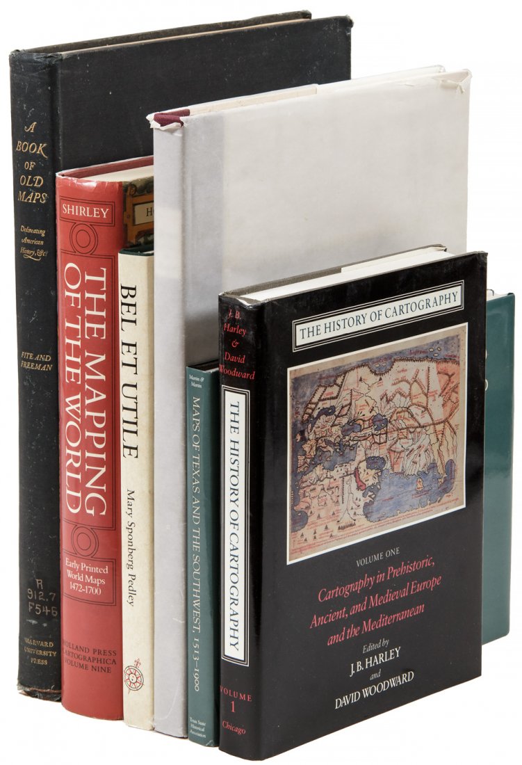Six volumes about early cartography: Heading: (Reference) Author: Title: Six volumes about early cartography Place Published: Publisher: Date Published: Various dates Description: Includes: