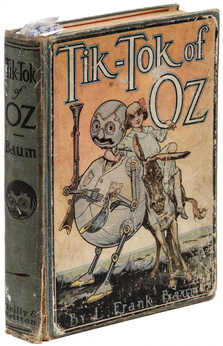 Tik-Tok in Oz, L. Frank Baum: Heading: Author: Baum, L. Frank Title: Tik-Tok of Oz Place Published: Chicago Publisher:Reilly & Britton Date Published: [1914] Description: 271, [1] pp. Il