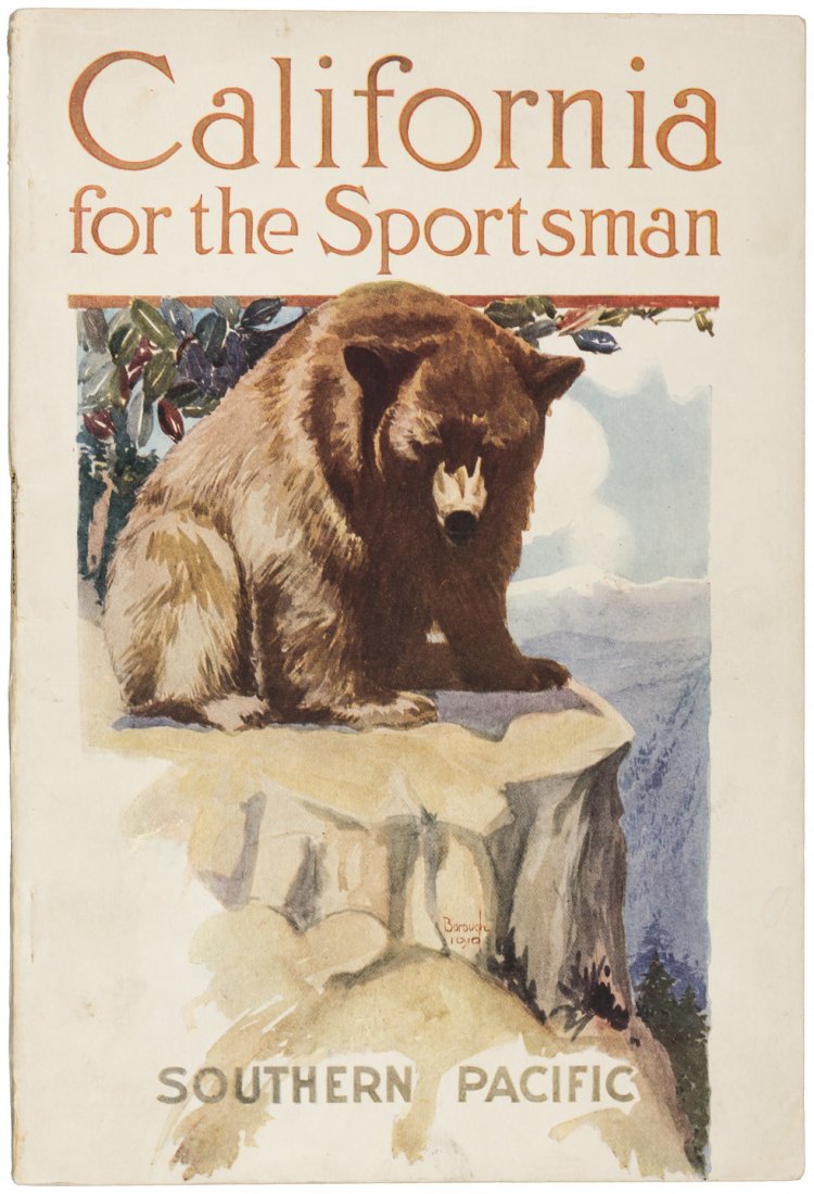 "Sport" in California 1911: Heading: (California) Author: Cumming, A M. & Allan Dunn, compilers Title: California for the Sportsman; being a collection of hints as to the haunts of the wild things of hoof, claw, scale and feathe