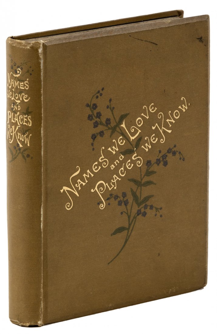 Birthday book with original photographs: Heading: (Birthday Book) Author: Title: Names We Love and Places We Know: A Birthday Text-Book of Literary Gems with Local Photographs Place Published: London Publisher:Hazell, Watson, and Viney