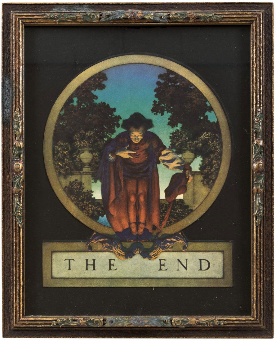 Maxfield Parrish Print from the Knave of Hearts: Heading: Author: Parrish, Maxfield Title: Maxfield Parrish Print from the Knave of Hearts Place Published: Publisher: Date Published: 1925? Description: "The End" print, p
